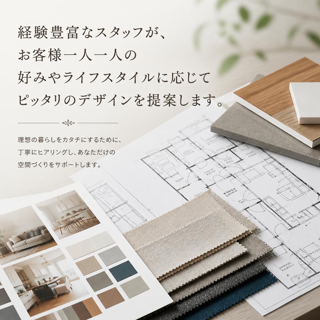 プロが提案するあなたに合ったデザイン