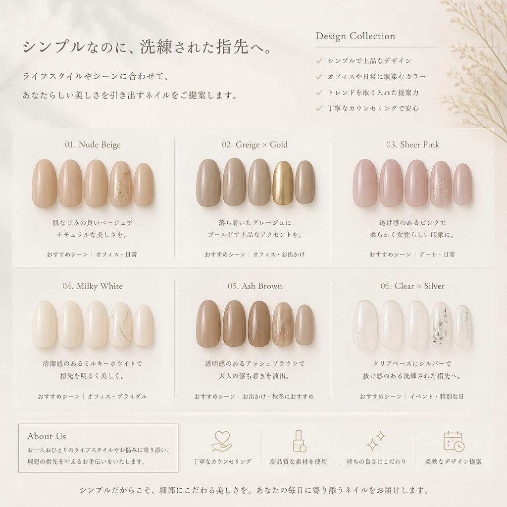 シンプルネイルの手法とアプローチ